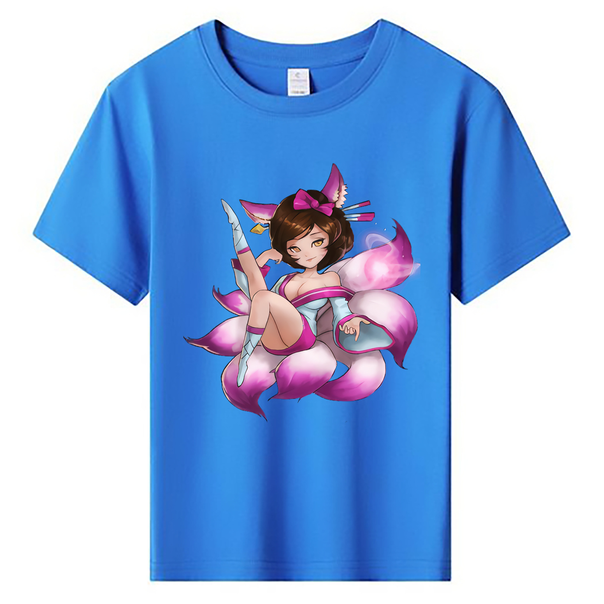 （画像用） リーグ・オブ・レジェンド League of Legends LOL 綿100％キッズTシャツ（フロントプリント）